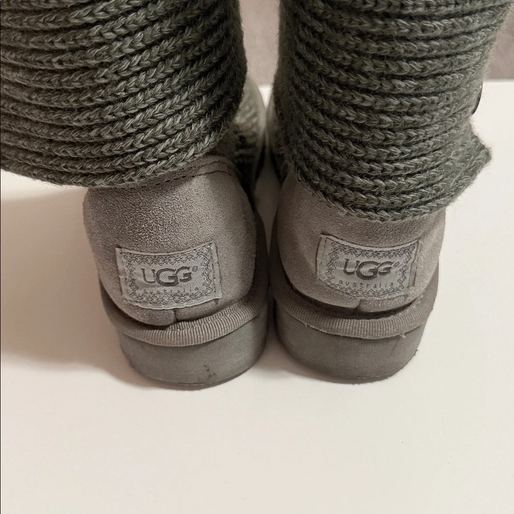 Authentic UGG Australia Classic Cardi boots Gray Size 8 - Picture 6 of 12